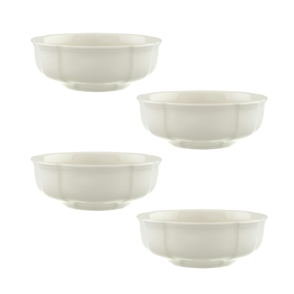 Amazon.com: Villeroy & Boch Manoir Dessert Bowl, Creamy White, Set